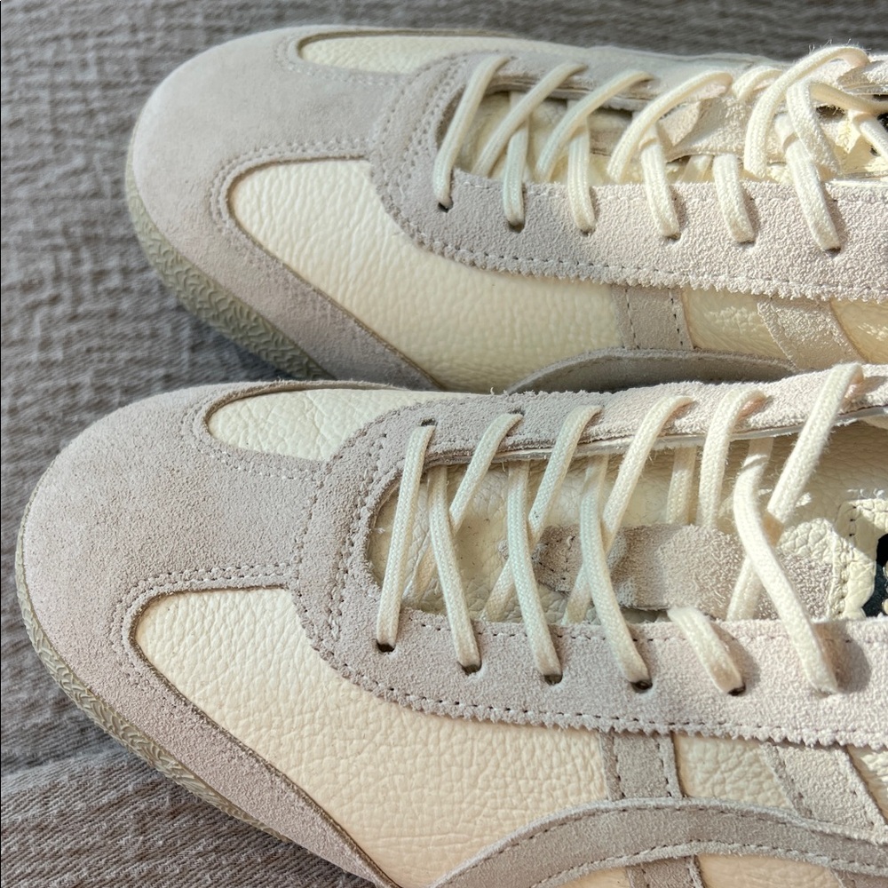Onitsuka Tiger by Asics Cream and Beige Women's Athletic Sneakers - Picture 7 of 8